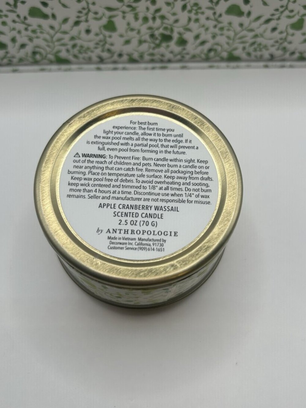 Anthropologie Advent Calendar 12 Days Of Christmas Candles 2020 Gift Set Open - Picture 12 of 16